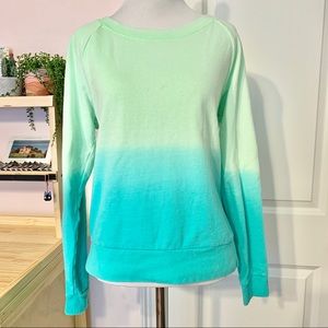 💥 5/$25 Neon Green & Teal Ombré Sweatshirt